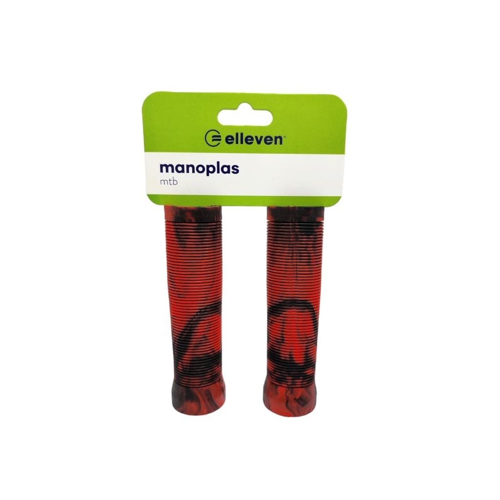 MANOPLA MTB BICOLOR BORRACHA SILICONADA 130MM PTO E VER