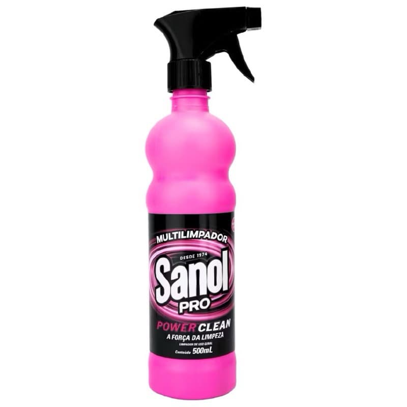 Multilimpador Desengraxante Uso Geral Power Clean 500Ml Sanol Pro