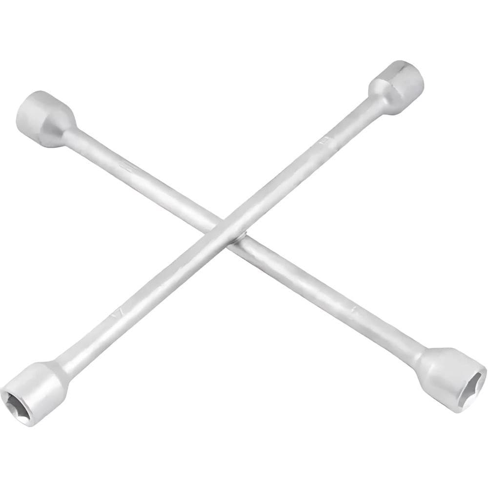 Chave de Roda Tipo Cruz 4 Bocas 17x19x21x23mm EVALD