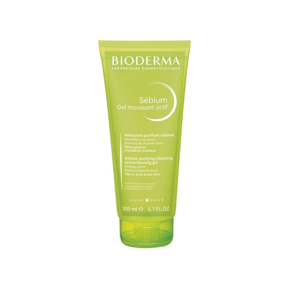 GEL DE LIMPEZA PURIFICANTE INTENSIVO BIODERMA SÉBIUM GEL MOUSSANT ACTIF  214G