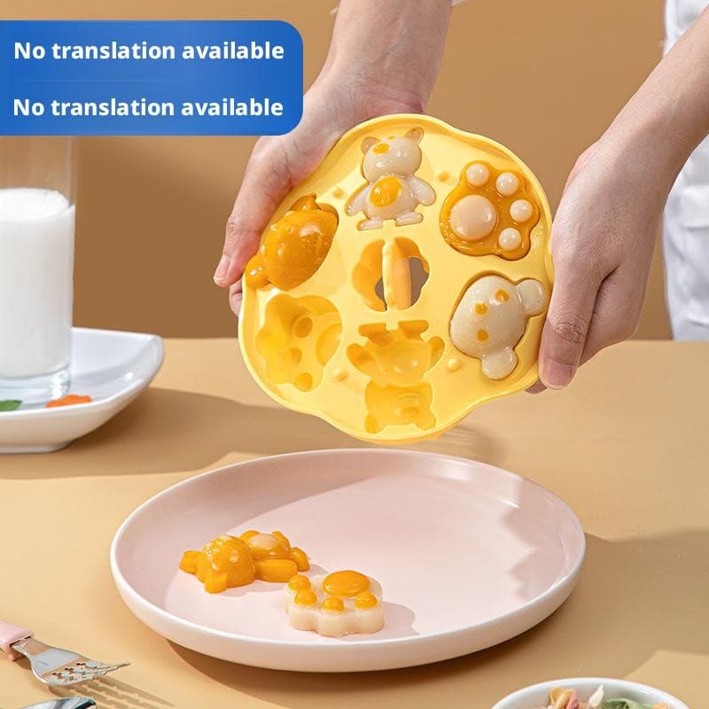 Molde de Silicone para Bolo de Pata de Gato, Cozimento a Vapor, Pastelaria