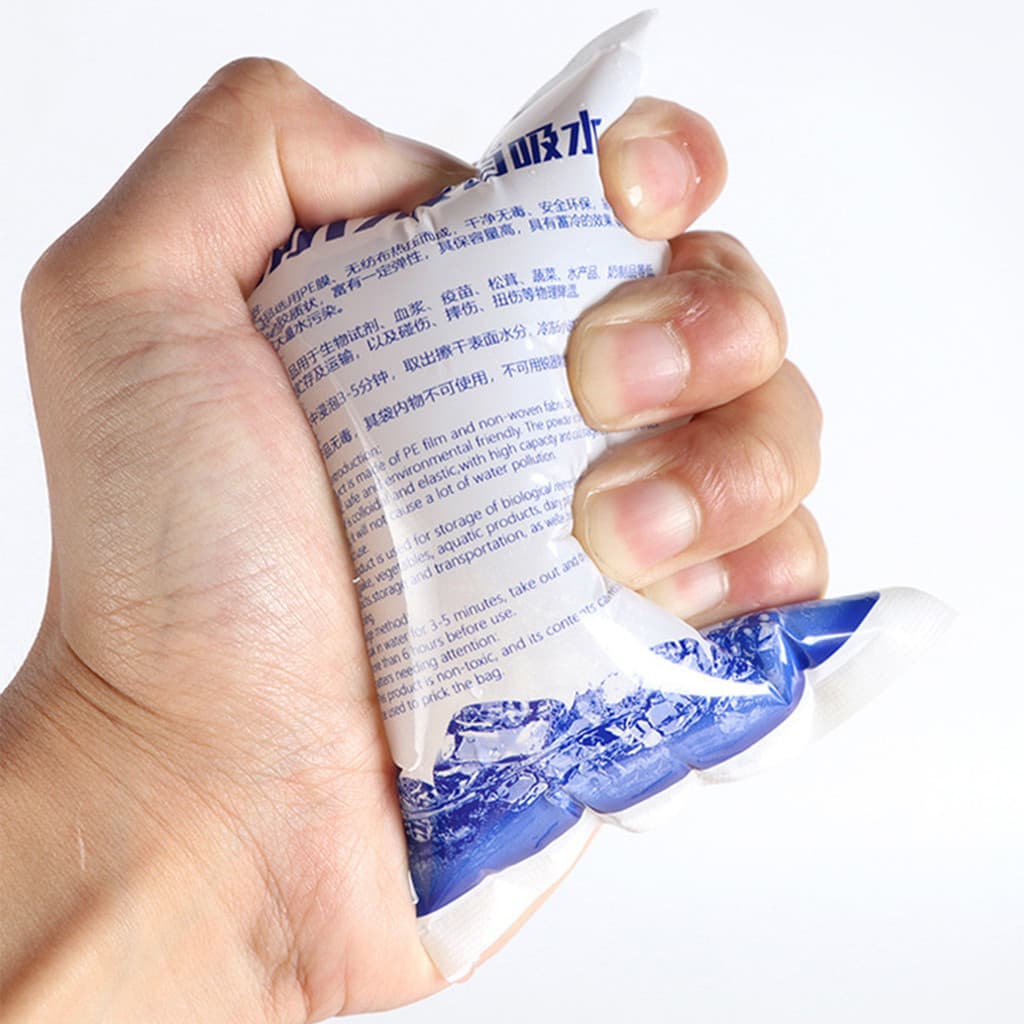 Pacotes De Gel Reutilizáveis Bolsa De Gelo Em Mantém Alimentos E Bebidas , Sacos De Resfriamento Frios Para Lancheiras S
