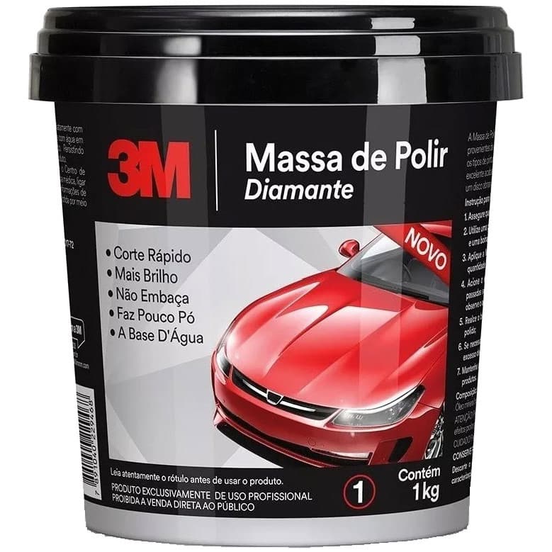 Massa De Polir Diamante 1kg 3m