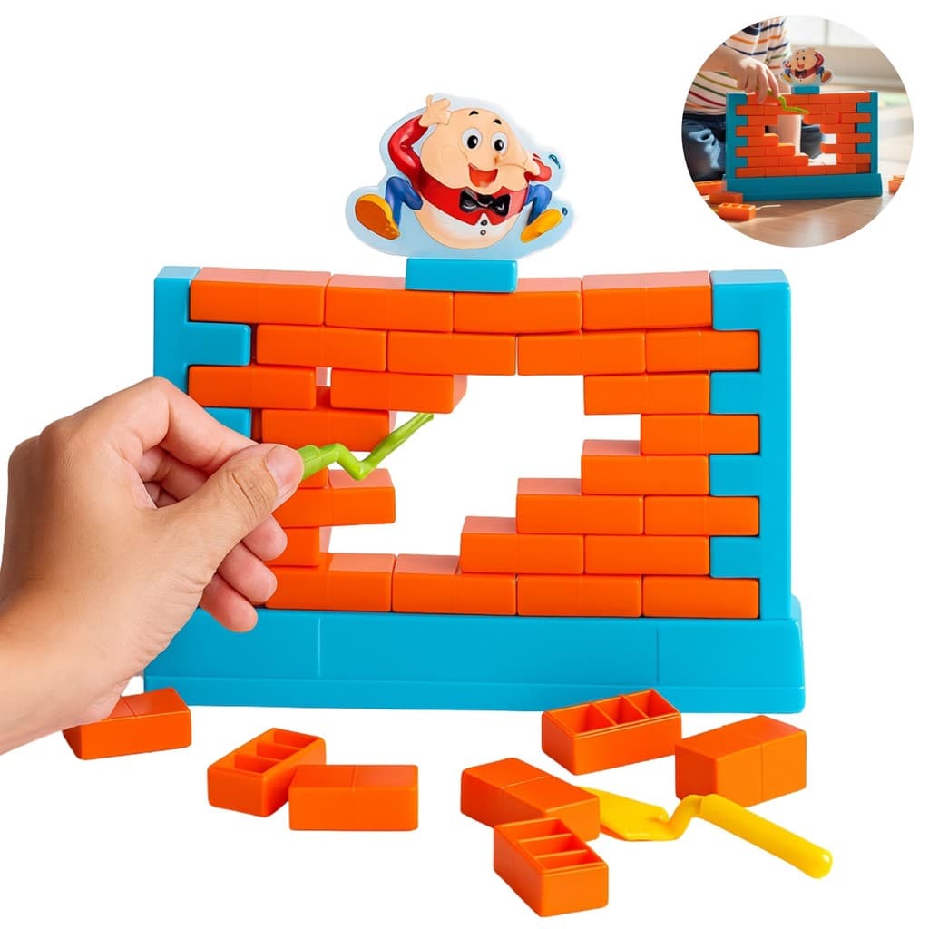 Jogo Quebra Muro Infantil Blocos Divertido 38 Pecas