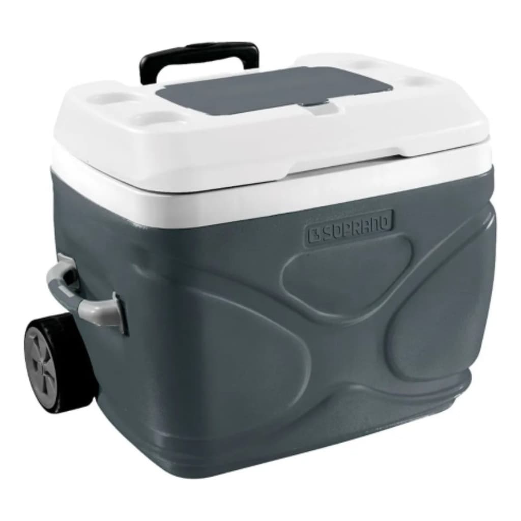 Caixa Térmica Everest Cinza 66l Eficiência Térmica 120 Horas