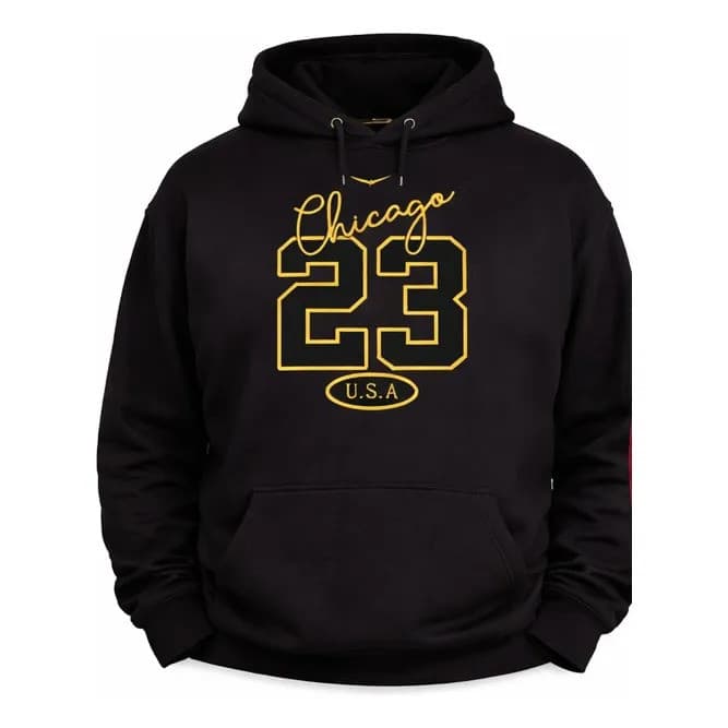 Moletom Canguru Plus Size Estampado Cidade Chicago