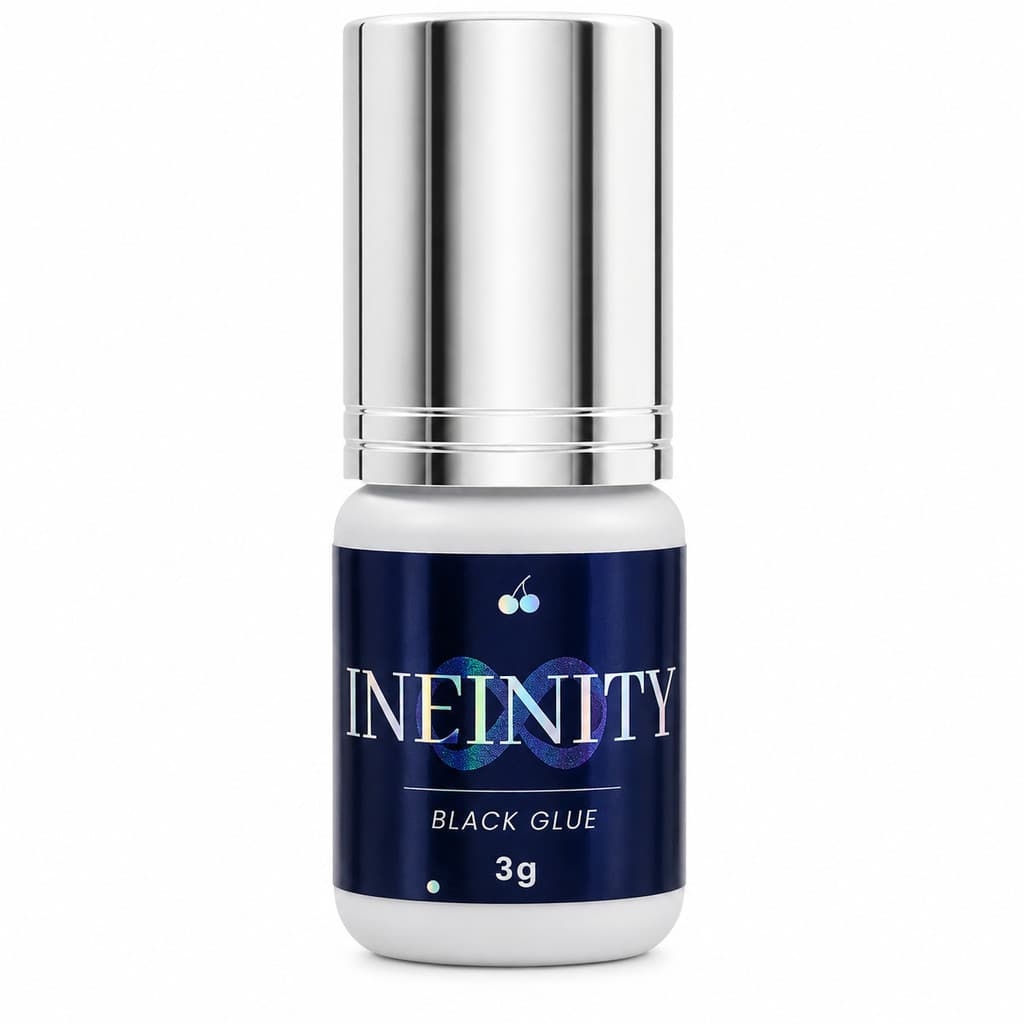 Cola Adesivo Infinity Cherry Extensão de Cílios Alta Retenção Umidade Alongamento Cilios Fio Volume