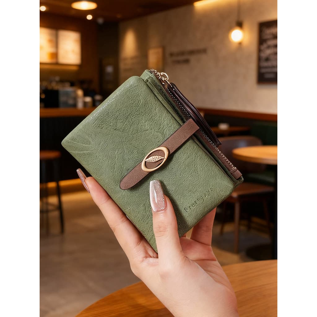 carteira feminina carteira feminina pequena High-End moda moeda bolsa Retro nicho pequena carteira 2026 novo estilo na m