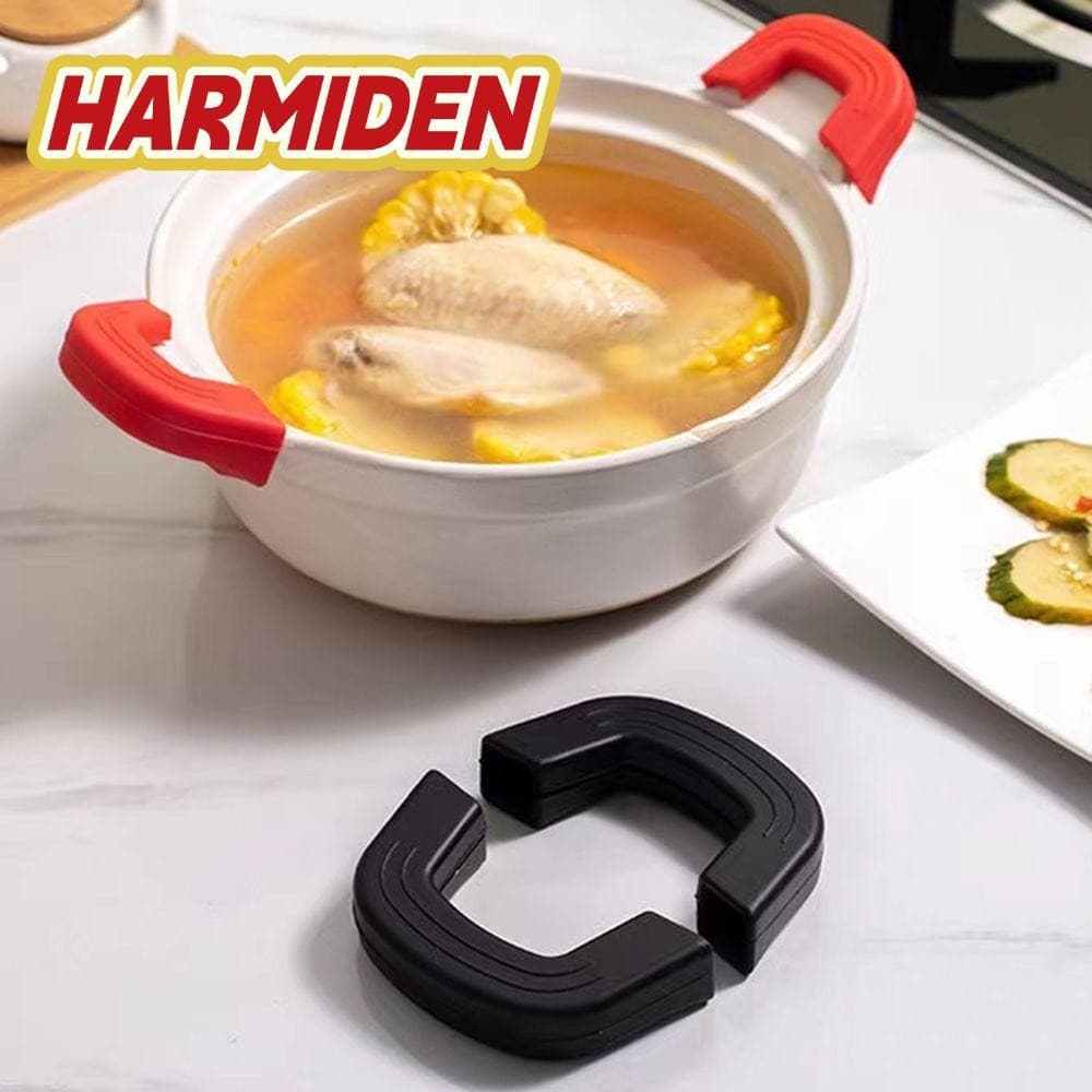 MIOSHOP Capa De Alça De Panela De Silicone Anti-Queimadura Antiderrapante Para Fritar Frigideira De Ferro Fundido Protet