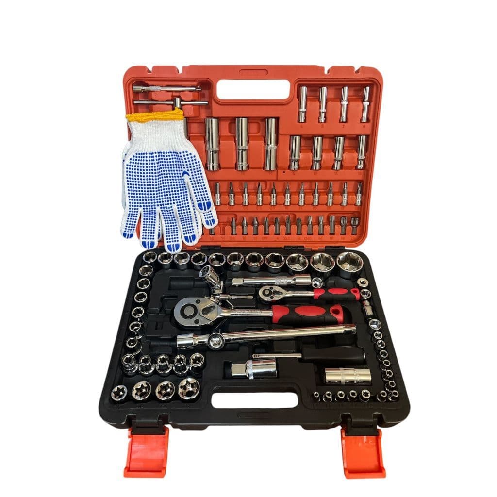 Kit Ferramentas Chave Soquetes Sextavados 108 Peças Multiuso Profissional