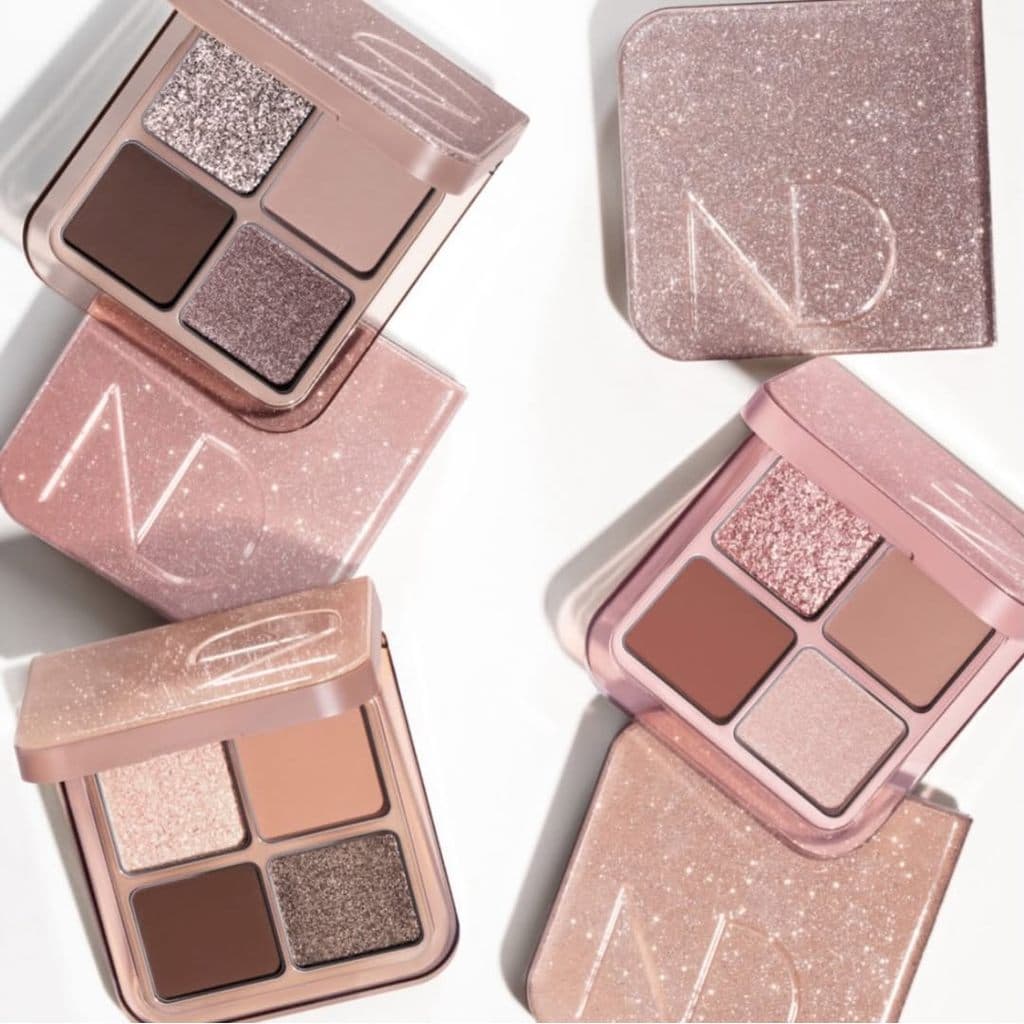 Natasha26 Primavera Novo Produto LuxeGlam Natasha Sombra de Quatro Cores Legal/Nude/Rosy