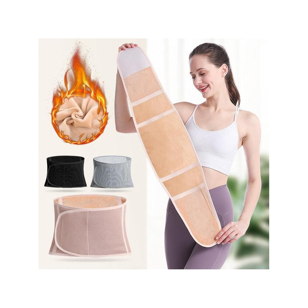 W Proteção de cintura de inverno Cinto de aquecimento quente de malha de lã quente Proteção de cintura Proteção de barri