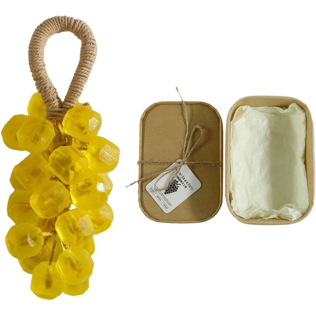 Sabonete de Uva em Corda, Sabonetes Artesanais em Forma de Cacho de Uvas, Sabonete Artesanal em Forma de Cacho de Uvas,
