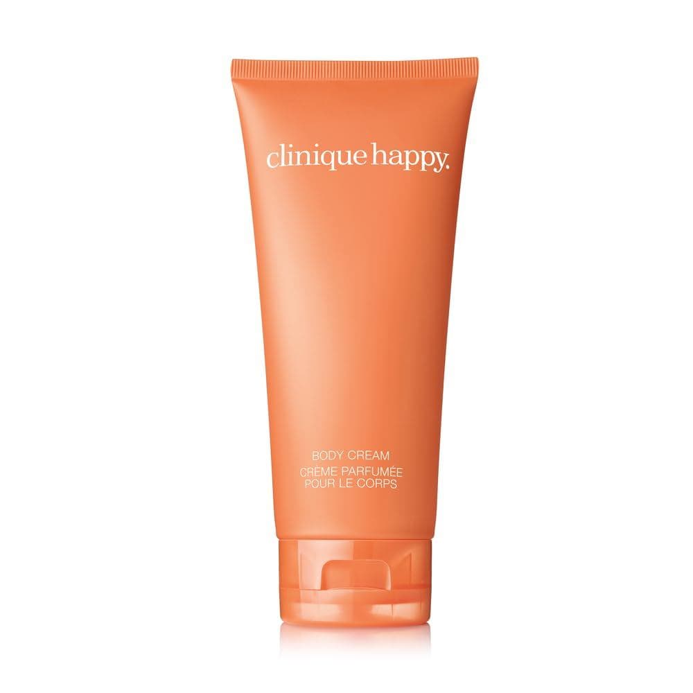 Creme Corporal Happy da Clinique |   Loção Corporal Suavizante |   Notas de Toranja, Bergamota, Flor de Havaí + Mimosa d