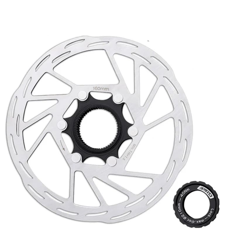 DISCO DE FREIO ROTOR IIIPRO "NAVALHA" PRETO CENTER LOCK 140MM