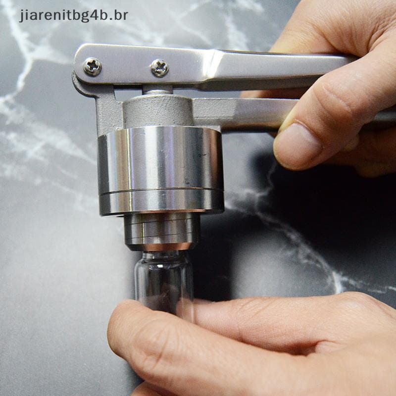 JIARN 1 Peça De Aço Inoxidável Manual Crimper Frasco Tampa Selador Para 20mm Alumínio/Plástico Capper Máquina Seladora D