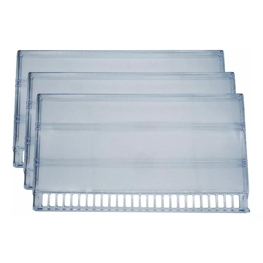 Kit 3 Prateleira De Geladeira Refrigerador Continental Mabe Bosh GE Atacado Rcct (440/470/480/490) Envio Imediato