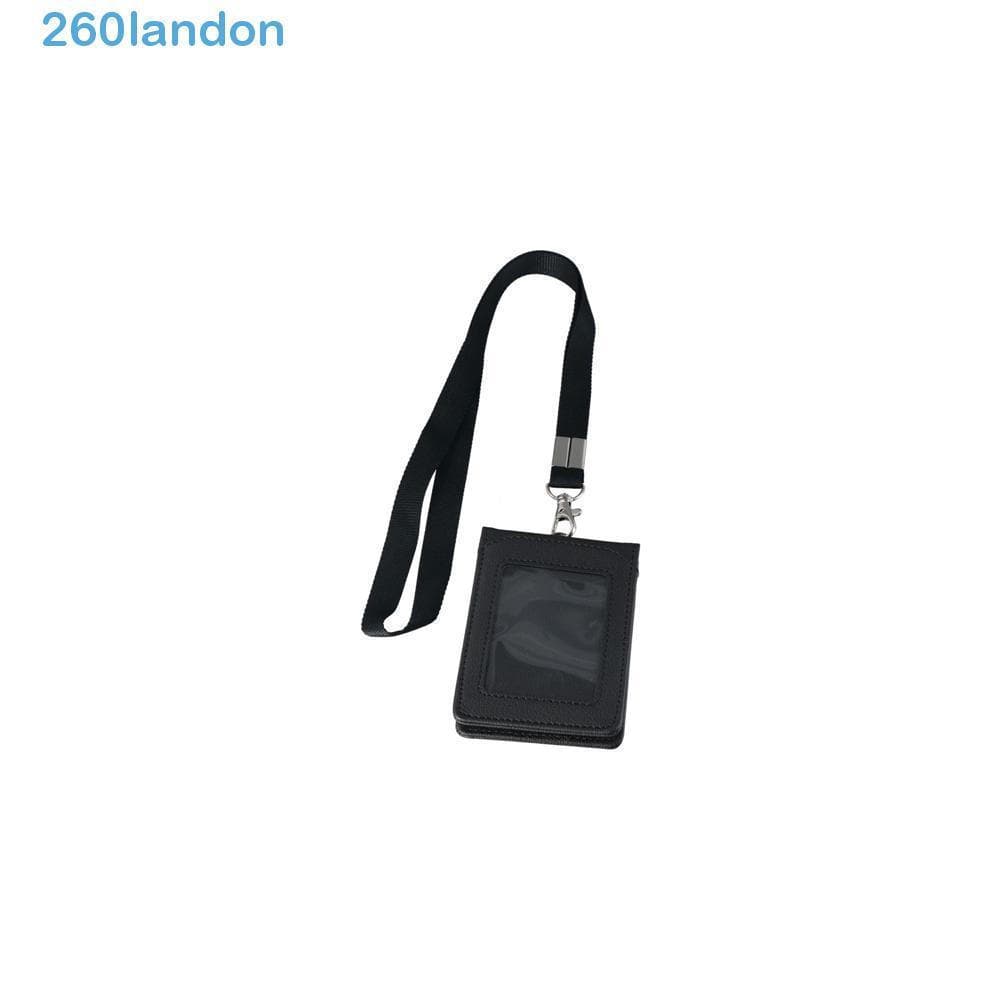 LANDON Porta-Crachá Fashion , Bolsa De Moedas , Alça De Pescoço , Material Escolar De Escritório , Papelaria , Capa Para