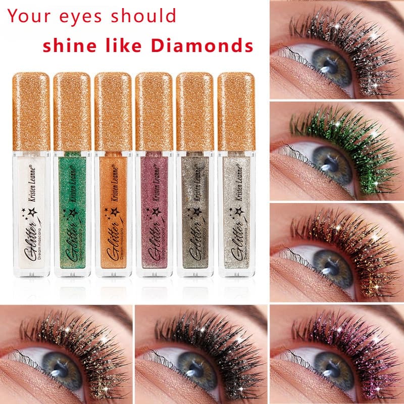 Máscara de Brilho Pérola Colorida | Efeito Diamante e Gloss Intenso | Olhar Poderoso e Iluminado| Presente Perfeito