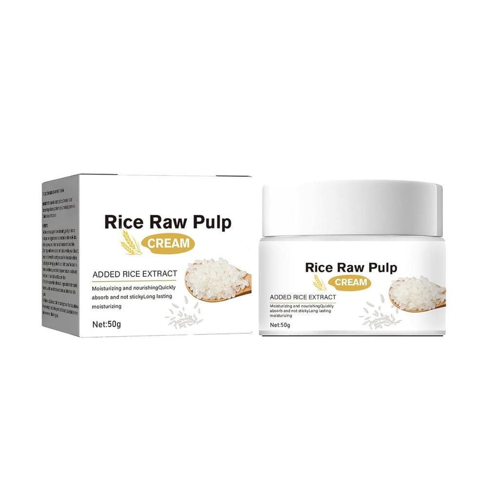 Arroz para o Rosto – Hidratante com Ácido Hialurônico, Glicerina e Extrato de Uva – Leve e Não Oleoso, Cuidado para Pele