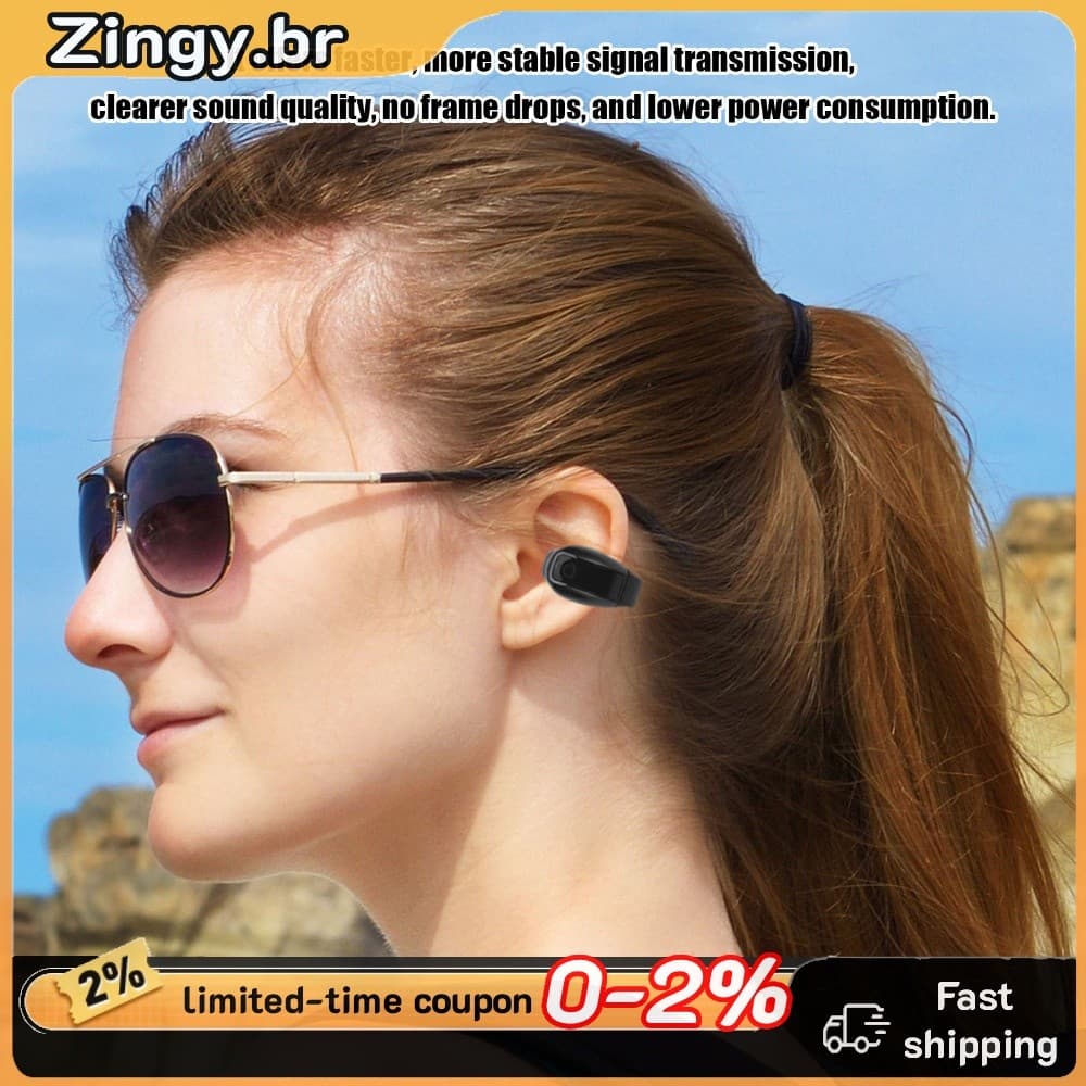 Fones De Ouvido BT V5.4 Leves Para Telefones Laptop , Treino Esportivo , Corrida , Negócios