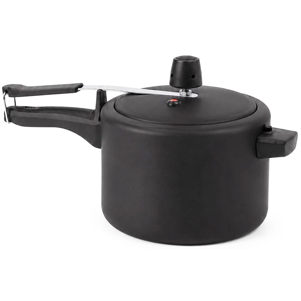 Panela de Pressão 4,5 L Brinox Ceramic Life Vapt Antiaderente 20cm Preta