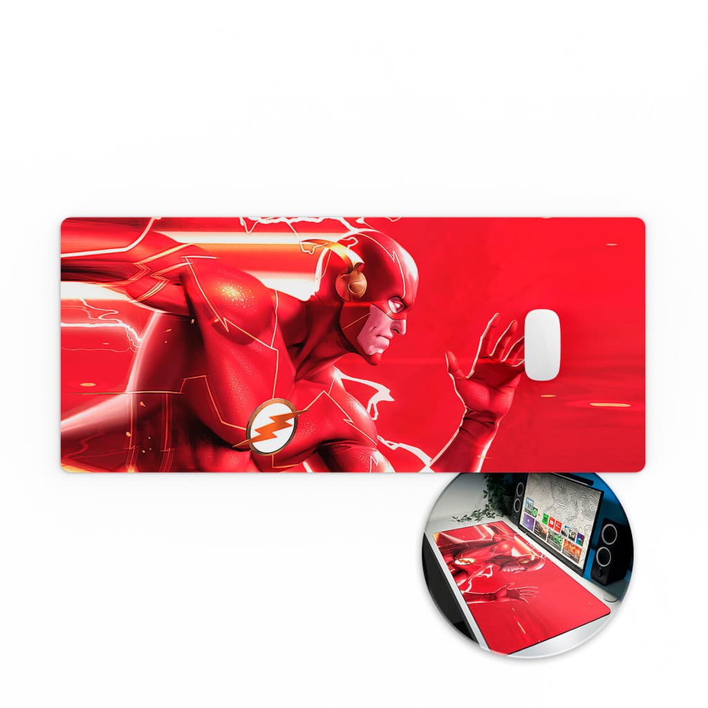 Mousepad Gamer Antiderrapante Grande 80x30 VARIOS HEROIS