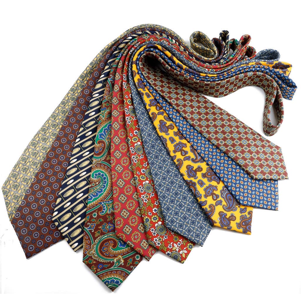 ZONFAZ Gravata Masculina De Poliéster Estampada , 9 Cm , Casual , Padrão Geométrico , Estilo Italiano , De Seda Simulada
