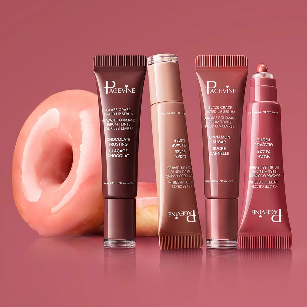 PÁGINA DE Beleza Transfronteiriço VINE Peptídeo de venda quente Multicolor Lip Glaze Hidratante de longa duração Lip Glo