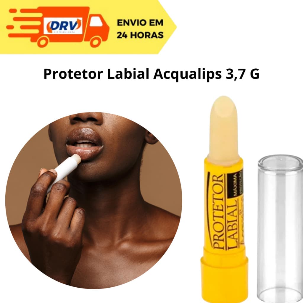 Manteiga de Cacau Protetor Labial Acqualips 3,7 G - Protetor para os Lábios