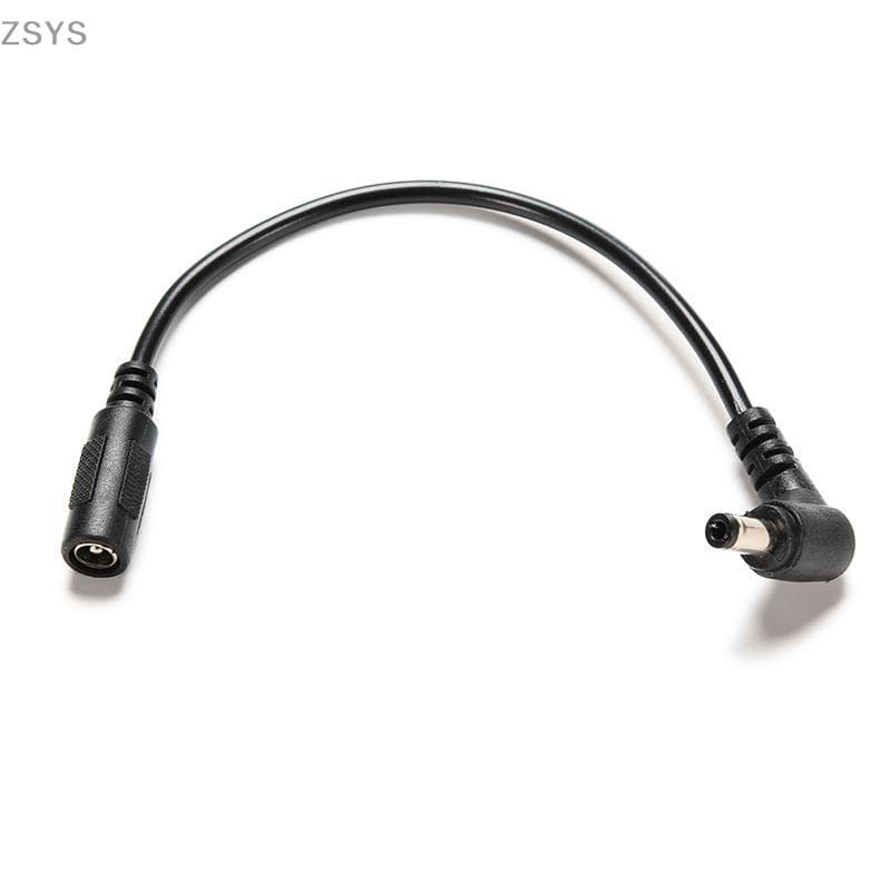 [ZSYS] Plugue De Alimentação DC 5.5 x 2.5 Mm Macho Ângulo Reto Para Cabo Adaptador Fêmea De 2.1 DG