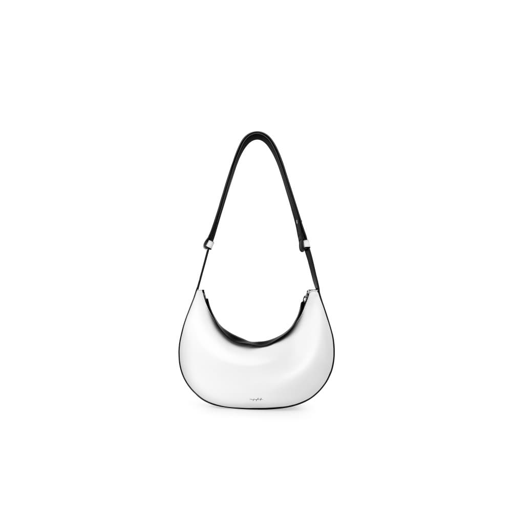INJOYLIFE Bolsa Barco Banana Pequena Bolsa Branca Textura Bolsa Pequena Design Original Mensageiro de Ombro