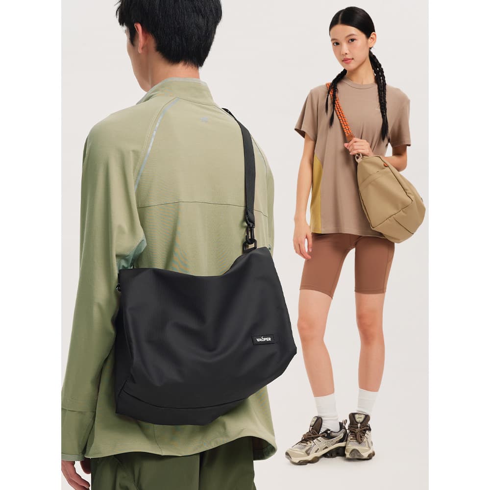 VAOPER marca de alimentação 2025 novo estilo grande capacidade Commuter bolsa ombro esportes Fitness bolsa masculina via