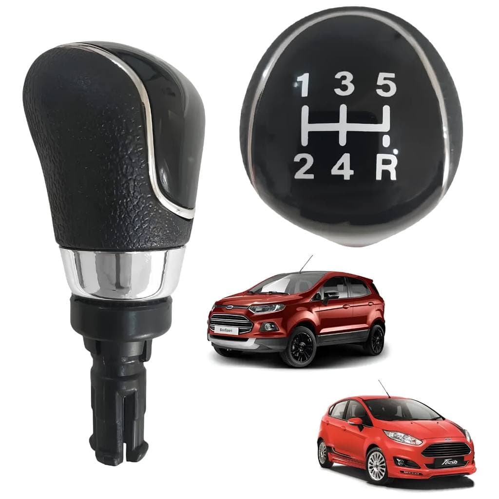Manopla de Câmbio New Fiesta 2013 Até 2019 Ecosport 2013 Até 2020 Novo Ká 2015 Até 2020 C/ 5 Marchas