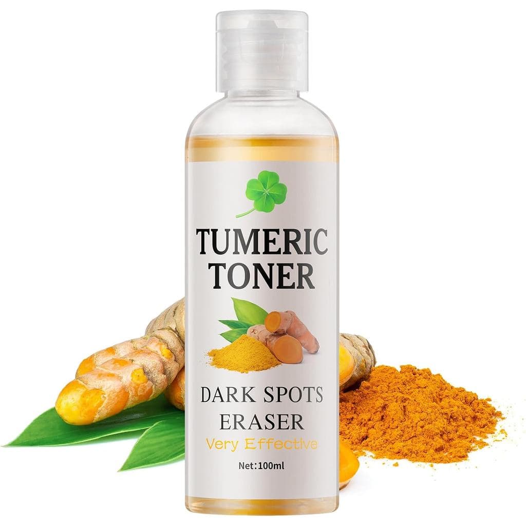 Tônico para Manchas Escuras, Corretor de Manchas Escuras com Cúrcuma, Tônico Facial para Pele com Tendência a Acne, Tôni