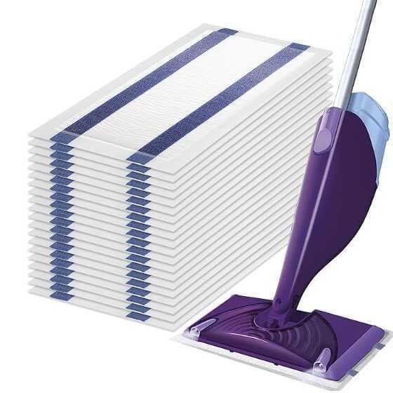 Mop descartável adaptado ao esfregão Swiffer substituição pano almofada swiffer WetJet mop cabeça acessórios