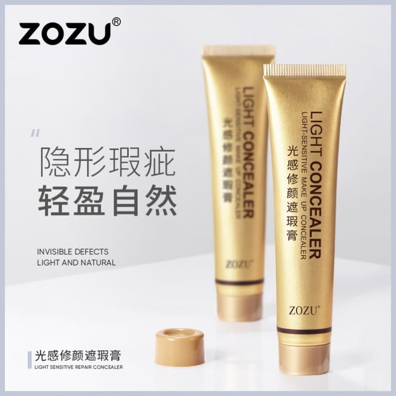ZOZU tubo dourado corretivo hidratante corretivo Natural Nude maquiagem corretivo hidratante maquiagem Primer creme atac