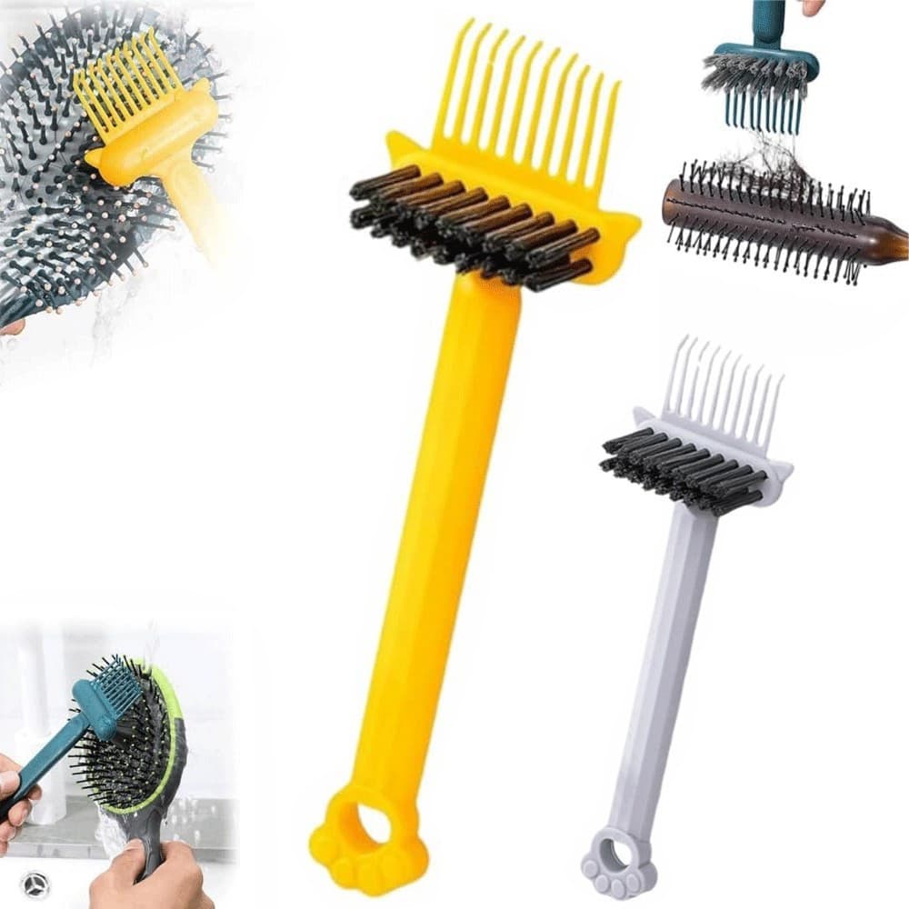 Ferramenta de Limpeza de Escovas de Cabelo, Removedor de Pó 2 em 1, para Casa, Salão e Viagem