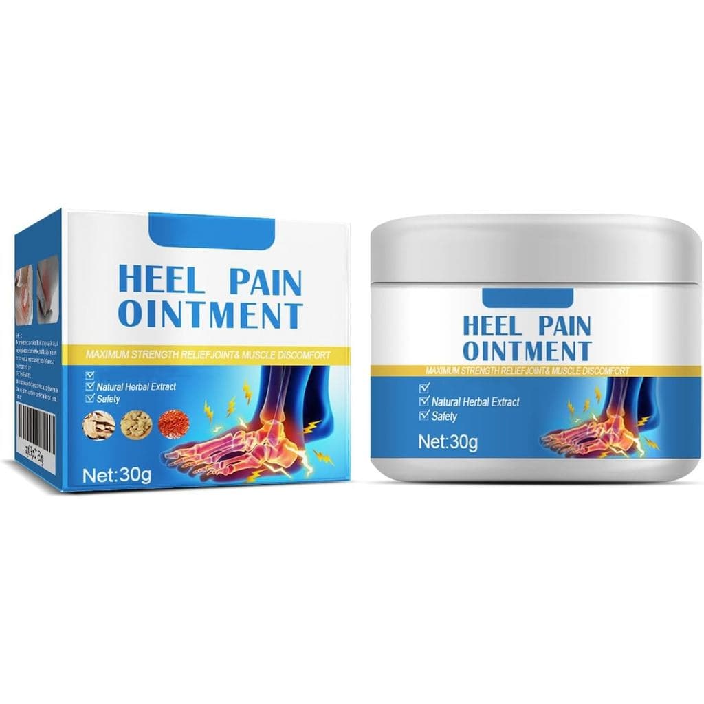 Dor no Calcanhar, Creme de Massagem para Alívio do Calcanhar, Alivia Esporões Calcâneos, Alivia Arcos Rigidos, 50g (1)