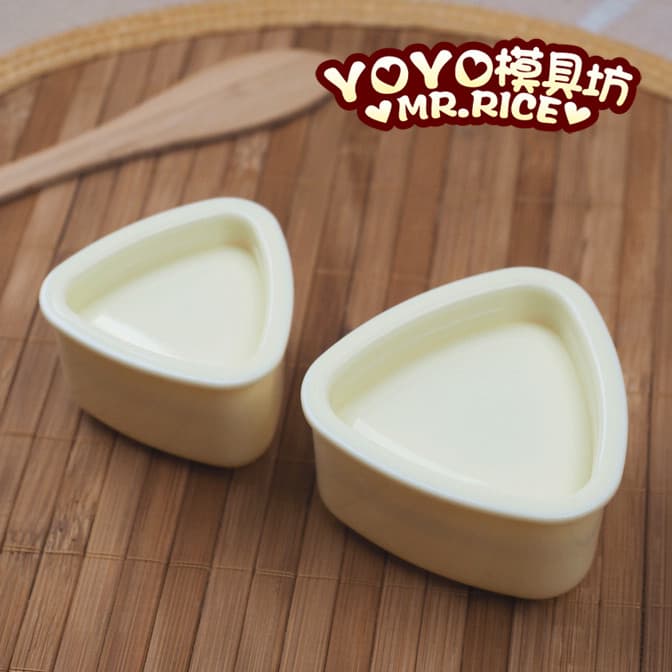 Toyme estilo japonês bola de arroz triângulo bola de arroz molde grande pequeno 2 Sushi Bento moldes antiaderente arroz