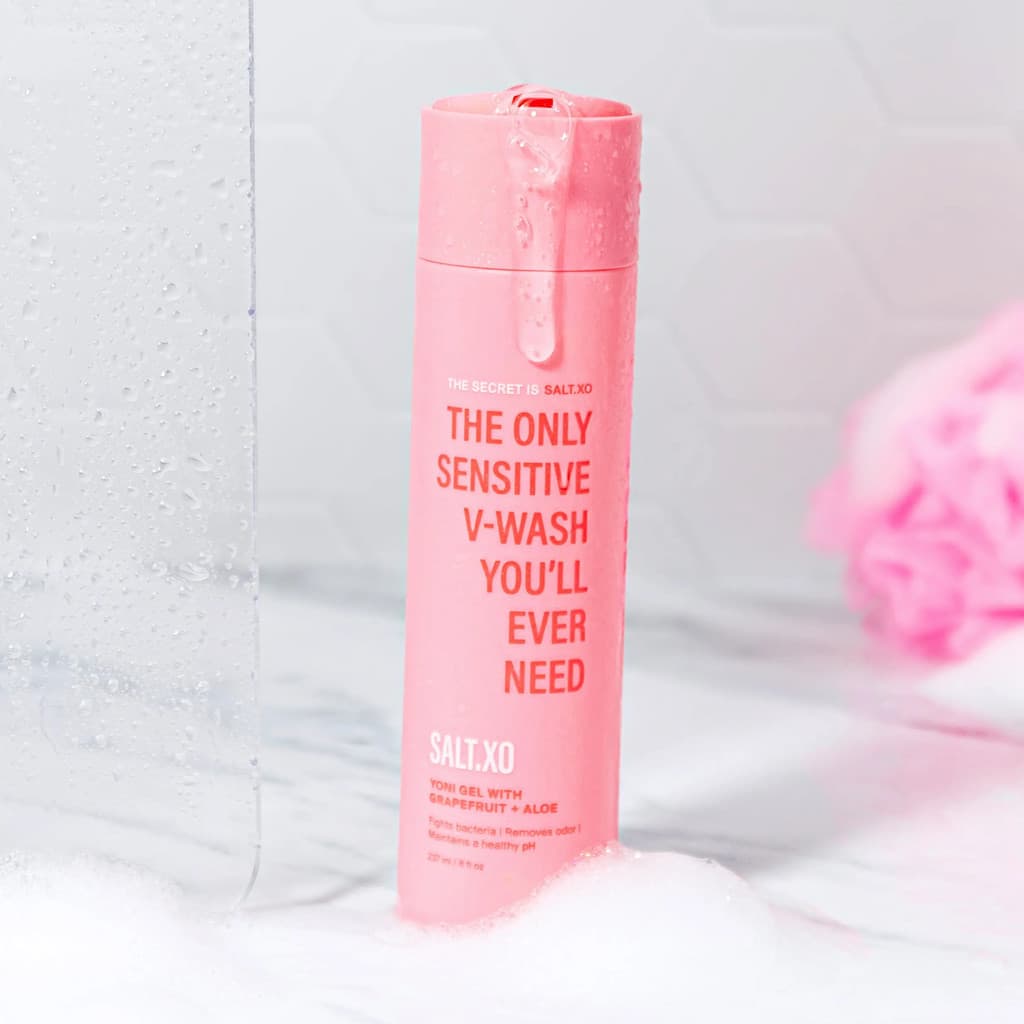 Salt.Xo Sensitive Grapefruit - Limpador Corporal com pH Balanceado e Infusão de Aloe - Sabonete Líquido, Cuidados Corpor