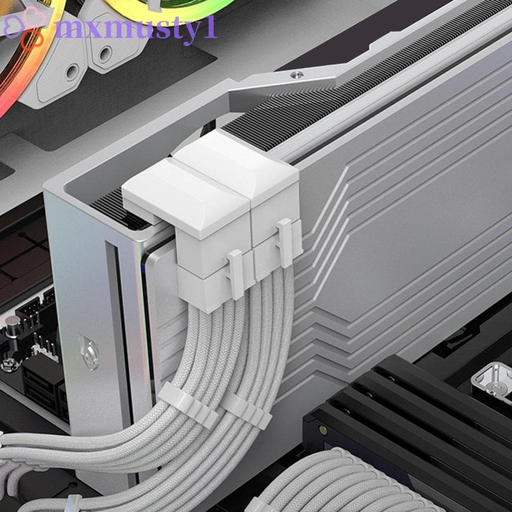 MXMUSTY Conector De Ângulo De 180 Graus ATX GPU VGA PCIe 8 Pinos 6 Direção Positiva Oposta Adaptador De Energia Gráfica