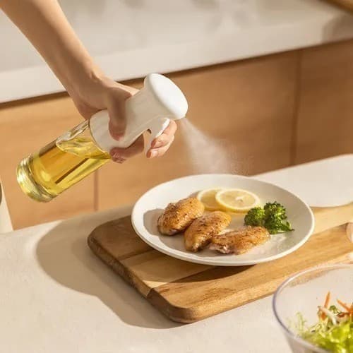 Borrifador Spray Vidro Óleo Vinagre Pulverizador Porta Azeite Vinagre Alimentos Salada Garrafa Pote