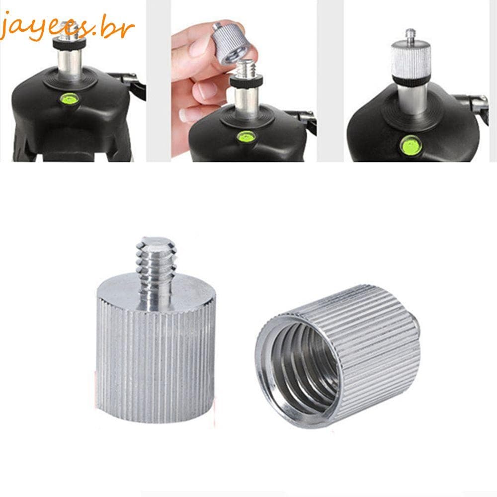 JAYEES Tripé Adaptador Equipamentos Acessórios Para 1/4 Rosca Laser Nível Rangefinder 5/8 " Suporte Fotográfico Converso
