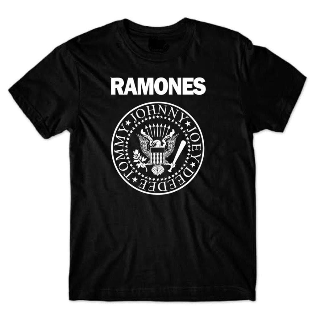 Camiseta Unissex Banda Rock com estampa do Ramones Metal 100% Algodão Envio Rápido