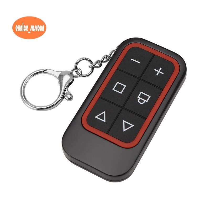 Controle Remoto Sem Fio 8 Canais Multifrequência Porta De Garagem Recarregável Cópia De Frequência Total