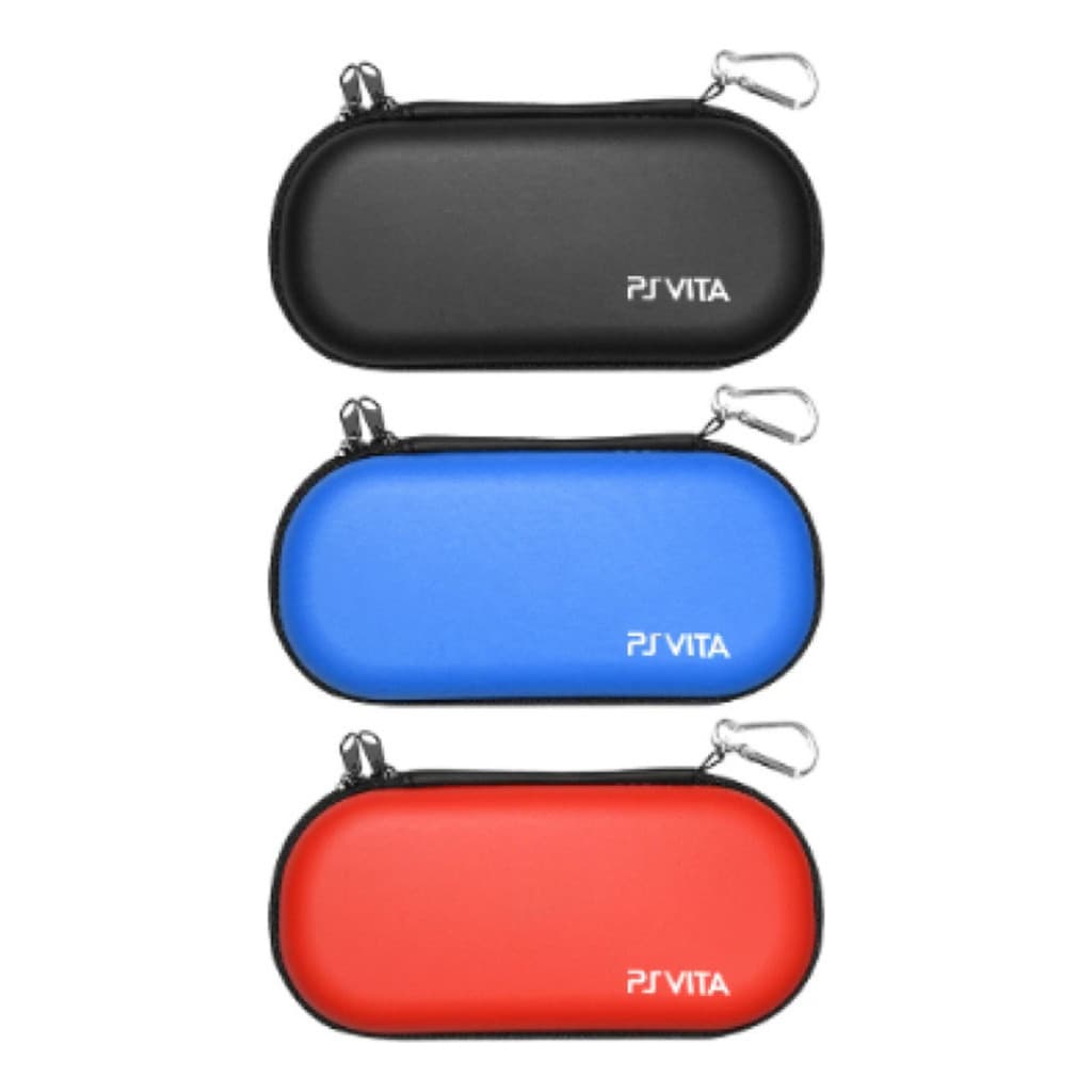 Capa Ps Vita Estojo Case Para Guardar Psvita Todos Modelos Preto, Azul e Vermelho