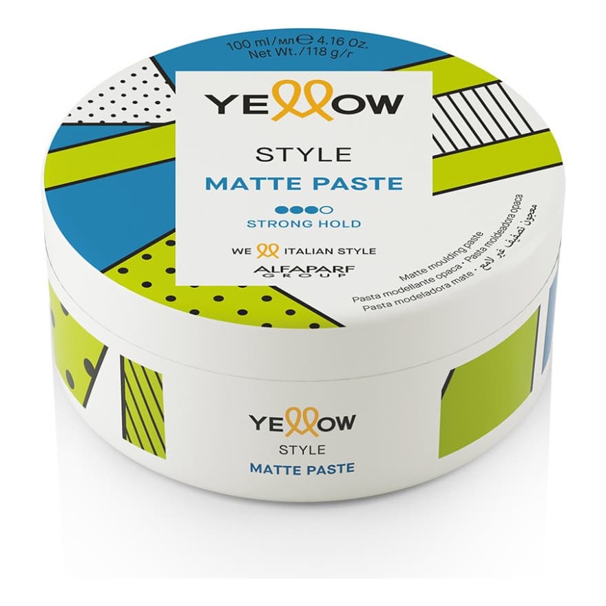Yellow Style Matte Paste Pomada Modeladora Alfa Parf