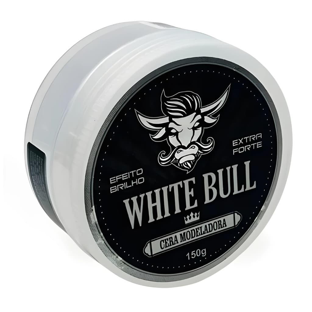 Cera Modeladora Premium Extra Forte Incolor 150g  White Bull