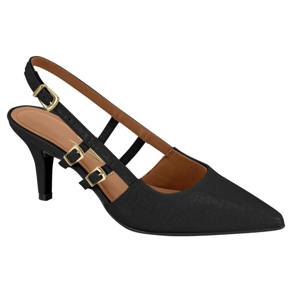 Sapato Scarpin Vizzano Aberto Slingback Salto Medio 1185.1148